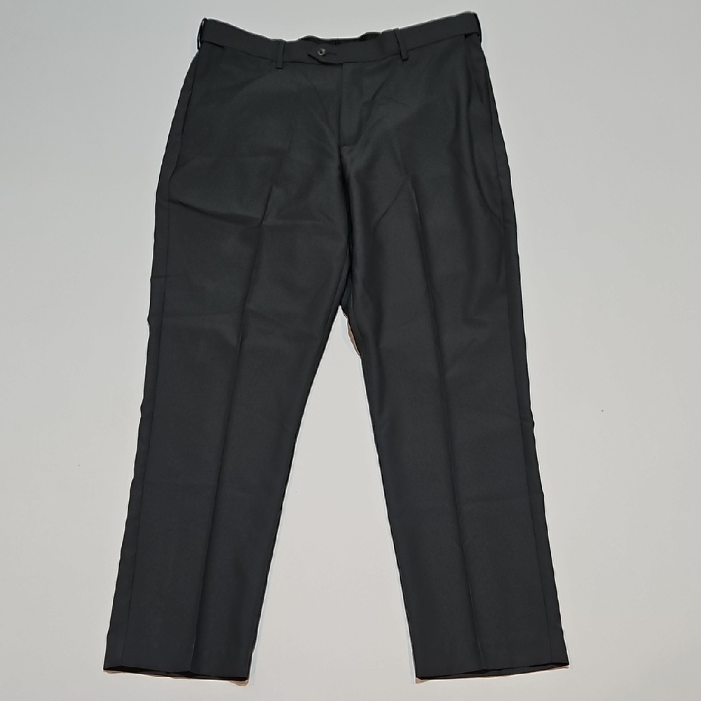 NWT Croft & Barrow Men's Easy Care Classic Black Dress Pants - Size 36